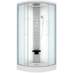 AcquaVapore Duschkabine Fertigdusche Dusche Komplettkabine D10-00T1 80x80 cm ohne 2K Scheiben Versiegelung