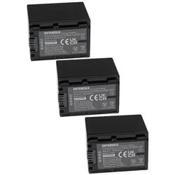 Extensilo Akku passend für Sony DEV-50V, FDR-AX100E, DCR-SX83E, DCR-SX85, Kamera-Akku Akku Li-Ion 2060 mAh (7,4 V), Leistungsfähige Austausch-Akkus für Digitalkamera, Spiegelreflexkamera schwarz
