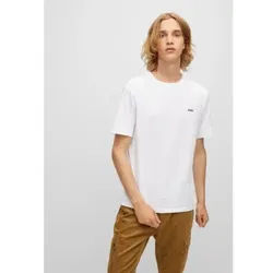 HUGO für Herren. 50466158 Dero T-shirt weiß (XXL), Lässig, Baumwolle, Kurzarm, Nachhaltig