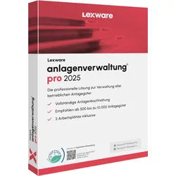 Lexware anlagenverwaltung pro 2025
