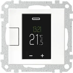 Elso WDE002478 Universal Temperaturregler-Einsatz, programmierbar, mit Touch-Display, Exxact, weiß glänzend