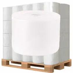 zetPutz Multisoft® Poliertuchrolle, 4-lagig, weiss, 1 Rolle = 1.000 Abrisse à 38 cm/26,5 cm breit, 1 Palette = 48 Pakete = 48 Rollen