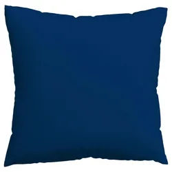 Schlafgut Kopfpolsterbezug , Dunkelblau , Textil , Uni , 80x80 cm , Textiles Vertrauen - Oeko-Tex®, AZO-frei, Oeko-Tex® Standard 100 , bügelleicht, bügelfrei , Heimtextilien, Bezüge, Polsterbezüge