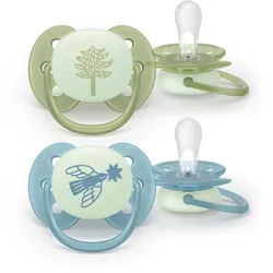 Philips Avent Ultrasoft Night SCF094/05 18+m Schnuller Neutral 2 St.