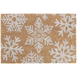 Relaxdays FUßMATTE , Textil, Kunststoff , 60x40 cm , Teppiche und Böden, Schmutzfangmatten, Fußmatten