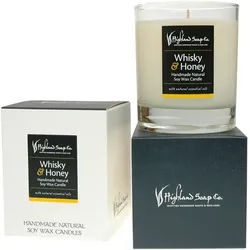 Highland Soap Soya Wax Candles 30cl Whisky & Honey - 0.3 l