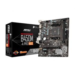 MSI B450M-A PRO MAX - Motherboard - micro ATX - Socket AM4 - AMD B450 Chipsatz -...