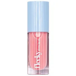 Fleeky Glowy Lip Oil - Intensive Pflege mit verführerischem Glanz Lippenöl Peach Pink 5 ml Rosegold