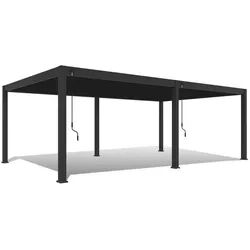 Weide Pergola , Metall , 800x255x400 cm , Gartenmöbel, Loungemöbel