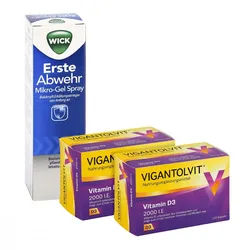 Wick erste Abwehr +2x Vigantolvit 120St.