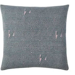 Zoeppritz Kissenhülle , Blau, Türkis , Textil , 50x50 cm , hochwertige Qualität, formstabil, langlebig , Heimtextilien, Bezüge, Kissenbezüge