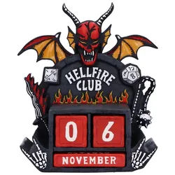 Nemesis Now ewige Kalender Stranger Things Ewiger Kalender Hellfire Club 15 cm