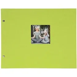 goldbuch Schraubalbum Bella Vista 39x31 40 schwarze Seiten grün