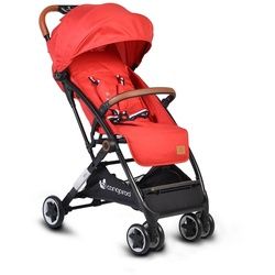 Cangaroo Kinderwagen Buggy Paris Kunstleder Aluminiumrahmen verstellbar klappbar in rot