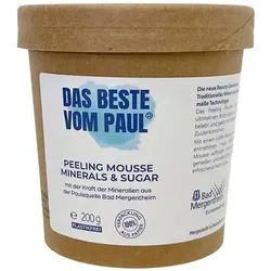 Das Beste vom Paul Peeling Mousse Mineral & Sugar für zarte Haut und natürlichen Glow 200 g Frauen