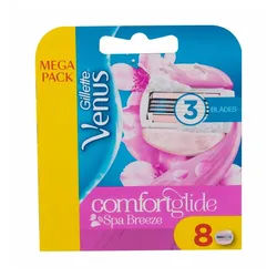 Gillette Rasierklingen Venus Rasierklingen, Comfortglide Spa Breeze, 8 St