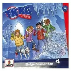 United Soft Media Hörspiel-CD TKKG Junior - 014/Eisige Diamanten. Tl.14, 1 Audio-CD
