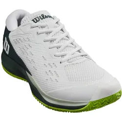 Wilson Tennisschuhe Rush Pro Ace Allcourt (2E/weit) 2024 weiss/dunkelgrün Herren