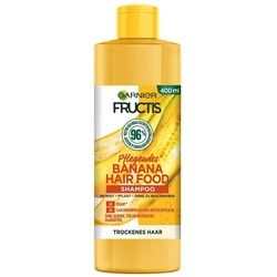 Garnier Shampoo, Pflegende Banana, vegane Formel, für trockenes Haar, Hair Food, Fructis 400 ml
