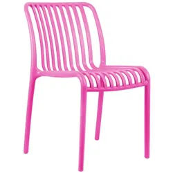 Leitmotiv Stuhl , Pink , Kunststoff , Uni , 58x79x42 cm , Esszimmer, Esszimmerserien