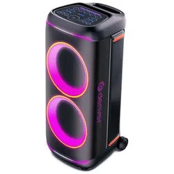 BPS-470 - Bluetooth Party Speaker with LED light & 2 x 10" woofers - Black