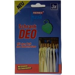 Reinex fresh Parfümierter Mottenschutz, Mit dem Duft des Zedernholzes, 1 Packung = 3 Stück