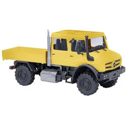 Busch Modelleisenbahn-Straße Busch 51080 H0 LKW Modell Mercedes Benz Unimog U 5023, gelb