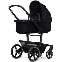 Joolz Kinderwagen , Schwarz , Textil , 94x60x113 cm , Feststellbremse, Federung, 5-Punkte-Gurt, für Babyschale geeignet, Griff in Lederoptik, abnehmbarer Schutzbügel , Baby On Tour, Kinderwagen, Kombikinderwagen