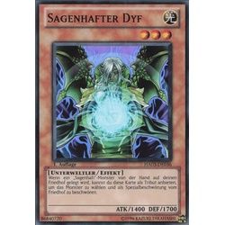 ReCollectibles Sammelkarte YuGiOh Karte Sagenhafter Dyf deutsch, Yu-Gi-Oh! Karte HA03-DE036 Super Rare weiß