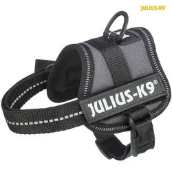 Julius-K9® IDC Powergeschirr®, 3XS / Baby 1: 26–36 cm / 18 mm, anthrazit