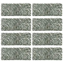 Outsunny Künstliches Pflanzenwand Hecke, Polyester, Massivholz, Grün , Kunststoff, Holz , 100x1x200 cm , Gartenzubehör