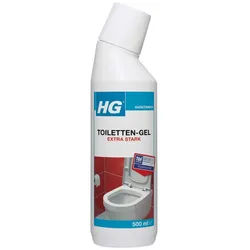 HG International B.V. HG Toiletten-Gel extra stark 500 ml WC-Reiniger silberfarben