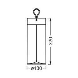 Ledvance Decor Filament LED-Tischlampe Akku, 32cm