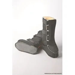 ORGATERM Reha Stiefel mit Nylonbezug, Laufsohle und Klettverschluss anthrazit 37/38 1 Paar