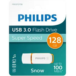Philips FM12FD75B/00 USB-Stick (USB 3.0, Lesegeschwindigkeit 100,00 MB/s, Sunrise Orange®, 128GB, USB3.0, LED, 1er Pack)