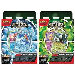 Pokémon - Deluxe Battle Deck Quaquaval ex / Meowscarada ex - englisch, Deck: Quaquaval EX