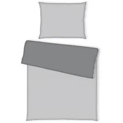 Tom Tailor Bettwäsche , Grau , Textil , 140x200 cm , pflegeleicht, atmungsaktiv, hautfreundlich , Heimtextilien, Bettwäsche & Leintücher, Bettwäsche, Satin-Bettwäsche