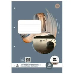 Ursus - Ludwig Bähr Briefpapier Arbeitsblock Style A4 50Blatt 9mm liniert