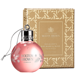 Molton Brown Delicious Rhubarb & Rose Festive Bauble 75 ml