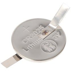 CR2025 Lithium Marken Batterie mit Lötfahnen in Z-Form