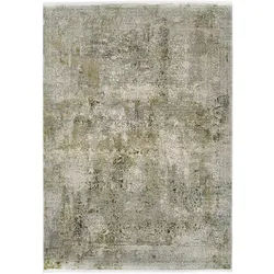 Dieter Knoll Läufer , Grau, Grün , Textil , Abstraktes , rechteckig , 80x200 cm , Care & Fair , für Fußbodenheizung geeignet, rutschfest, in verschiedenen Größen erhältlich, für Hausstauballergiker geeignet, antistatisch, pflegeleicht, strapazierfähig, reißfest , Teppiche Und Böden, Teppiche, Teppichläufer, Läufer