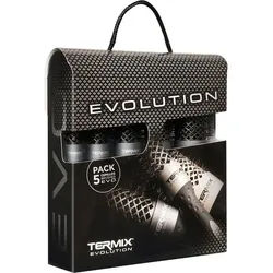 TERMIX Buersten-Kaemme RundbuerstenEvolution Plus 5er-Pack Rundbürste Ø17 + Rundbürste Ø23 + Rundbürste Ø28 + Rundbürste Ø32 + Rundbürste Ø43 5 Stk.