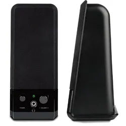 Speedlink EVENT Notebook & PC-Lautsprecher Stereo (5 W, mit Klinkenstecker für Büro/Home Office/PC/Notebook) schwarz