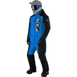 FXR Recruit Lite 2023 1-Teiler Snowmobil Kombi, schwarz-blau, Größe S für Männer