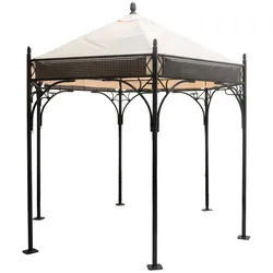 MBM Romeo Pavillon Romantic 3x3 m - Schwarz