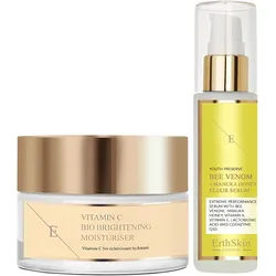 ErthSkin London Vitamin C Bio Brightening Moisturizer + Elixir Serum 1 St Unisex