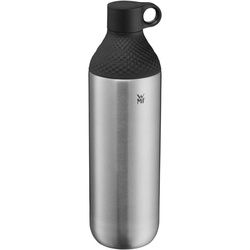 WMF Trinkflasche , Schwarz, Silberfarben , Metall, Kunststoff , 0,5 l , BPA-frei , 100% dicht, Schraubverschluss, rostfrei , Geschirr, Kannen & Karaffen, Trinkflaschen