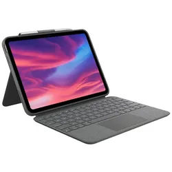 Logitech Combo Touch für iPad (10. Gen) PC-Tastatur grau