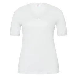 V-Shirt 1/2-Arm Emilia Lay weiss