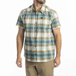 Klim Nero Stretch Hemd, blau-beige, Größe XL für Männer